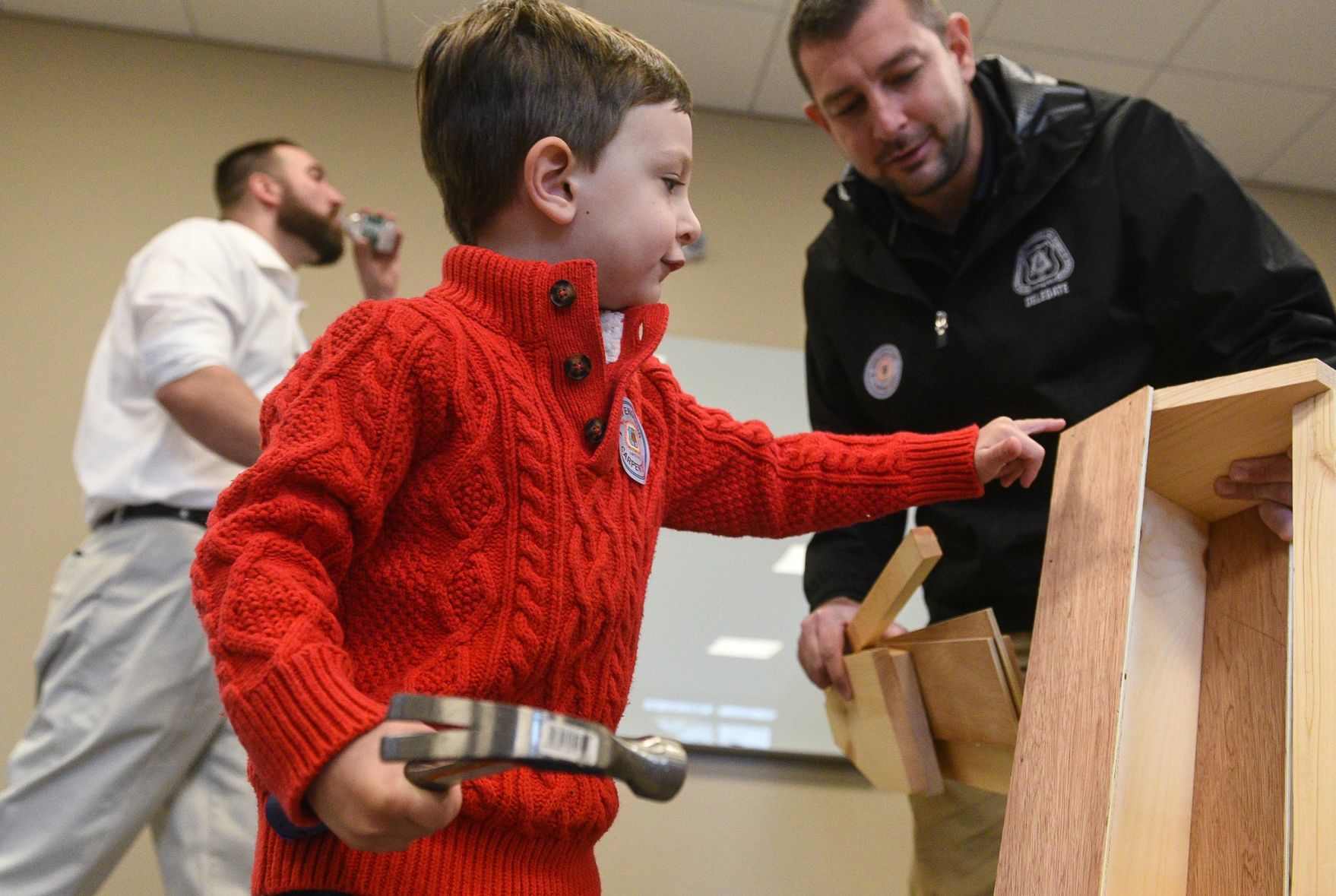 Scene Setter -- Young carpenter